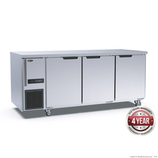 three door workbench freezer tl1800bt 3d 1