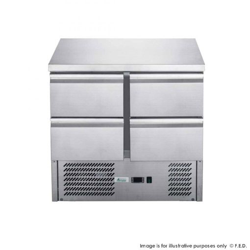 xgns900 4d compact workbench fridge front