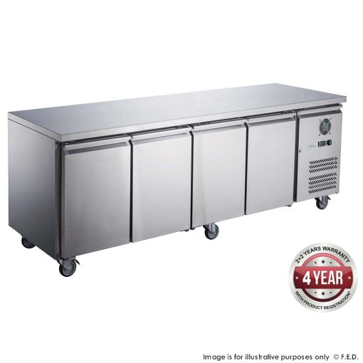 xub7c22s4v bench fridge right angled 1