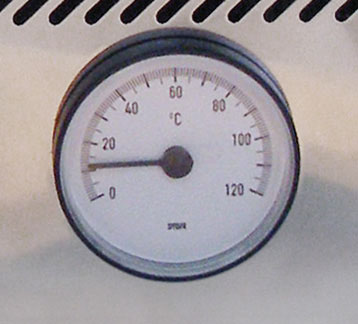 Hot Food bar Temperature gauge