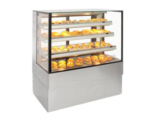Airex Freestanding Heated Square Food Display AXH.FDFSSQ.09 900mm Wide