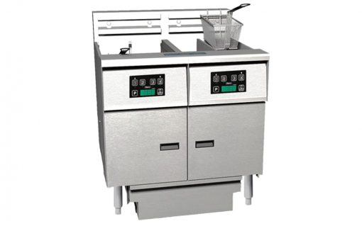Anets Platinum Series Electric Digital Control 2 Fryer Filter Drawers FDAEP214D