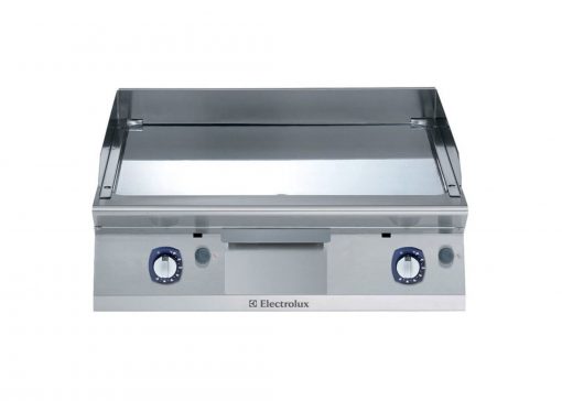 Electrolux 700 XP Series 800mm wide Gas Fry Top Griddle with smooth chrome plated plate E7FTGHCS00 1