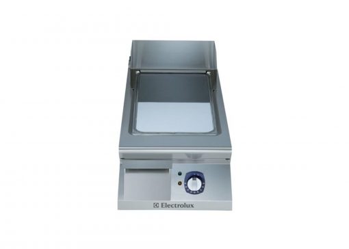 Electrolux 900 XP Series 400mm wide Sloped Chrome Plated Electric Fry Top Griddle with Mild Steel E9