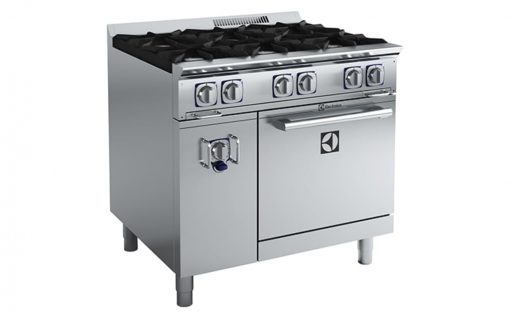 spel 218Electrolux Compact Line Freestanding 6 Burner Gas Range on Static Oven ACFG36TW